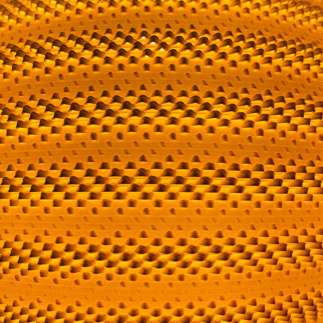 Lunfardo Cora Pendant Lamp Shade, RippleMesh Lampshade, Modern Pendant Lighting, 3D Printed Lamp, Geometric Ceiling Light Decor