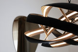Lamp Printed IAP Helix Chandelier | 3D Printed LED Ceiling Light | Sculptural Pendant Lamp