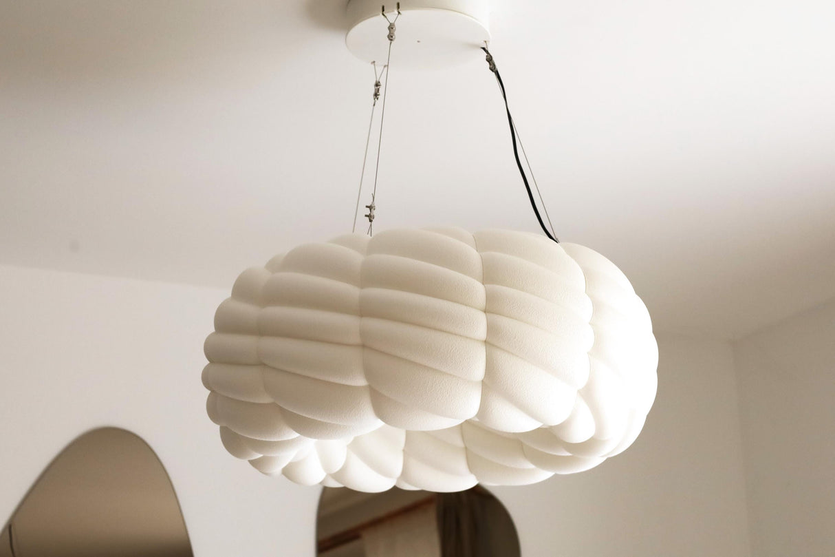 Lamp Printed IAP Airy Chandelier V2 Helix | Cloud Chandelier | 3D Printed Pendant Light | Modern Ceiling Lamp