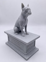 LV 3D Custom Dog Memorial Statue from Photo | Personalized Pet Loss Gift | Dog Urn with Ashes Drawer | Pet Remembrance Sculpture