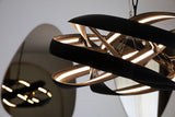 Lamp Printed IAP Helix Chandelier | 3D Printed LED Ceiling Light | Sculptural Pendant Lamp