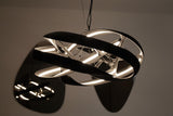 Lamp Printed IAP Helix Chandelier | 3D Printed LED Ceiling Light | Sculptural Pendant Lamp
