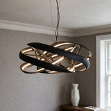 Lamp Printed IAP Helix Chandelier | 3D Printed LED Ceiling Light | Sculptural Pendant Lamp