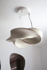Lamp Printed IAP Toroidal Helix Chandelier | 3D Printed LED Ceiling Light | Sculptural Pendant Lamp