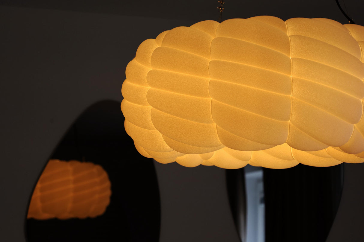 Lamp Printed IAP Airy Chandelier V2 Helix | Cloud Chandelier | 3D Printed Pendant Light | Modern Ceiling Lamp