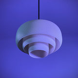 Luciana Pendant Lamp Shade, 3D Printed Hanging Light, Modern Ceiling Light Cover, Contemporary Lighting Decor