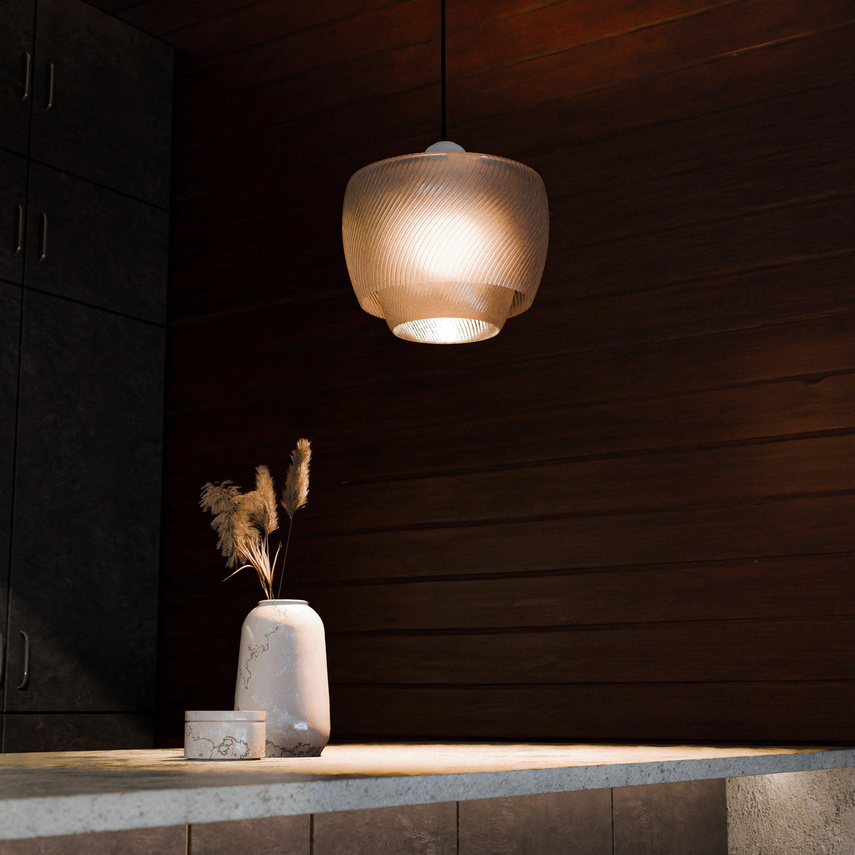 Kraken.stl Flowline Ceiling Lamp | 3D Printed Pendant Lamp Shade | Modern Hanging Light | Minimalist Ceiling Light | E26 E27 Home Decor