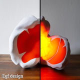 EYF Design Popcorn Lamp | 3D Printed Table Lamp | Movie Room Decor | Cozy Mood Light | Unique Home Decor | Gift Idea