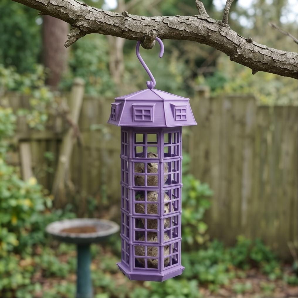 Gazzaladra Suet Bird Feeder | Bird Watchers | Garden Ornament