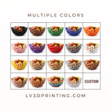 LV 3D Coral Reef Fruit Bowl | Modern 3D Printed Fruit Basket | Coastal Kitchen Decor | Decorative Countertop Bowl | Housewarming Gift