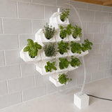 LV 3D Modular Wall Mounted Hydroponic System | Expandable Indoor Herb Garden | Magnetic Vertical Planter Kit