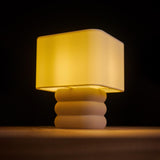lunfardo Miguel Table Lamp | Modern Table Lamp | Geometric Lamp | Sculptural Lighting | 3D Printed Lamp | Home Decor | Gift Idea