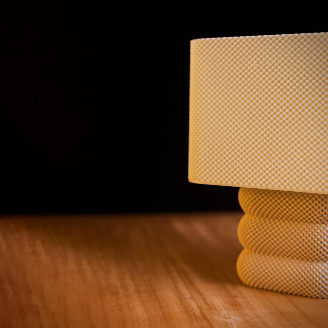 lunfardo Miguel Table Lamp | Modern Table Lamp | Geometric Lamp | Sculptural Lighting | 3D Printed Lamp | Home Decor | Gift Idea