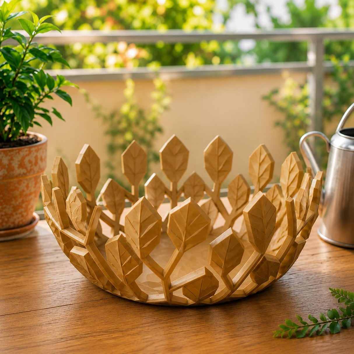 LV 3D Printing Removable Gold Leaf Egg Bowl | 2-in-1 Decorative Fruit Bowl, Candy Dish, Nut Bowl, Dry Food Storage, Modern Home Decor