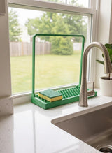 Gazzaladra Kitchen Sponge Holder | Sink Sponge Organizer | 3D Printed Sponge Dryer | Honeycomb Drain Tray | Modern Kitchen Sink Accessory