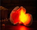 EYF Design Popcorn Lamp | 3D Printed Table Lamp | Movie Room Decor | Cozy Mood Light | Unique Home Decor | Gift Idea