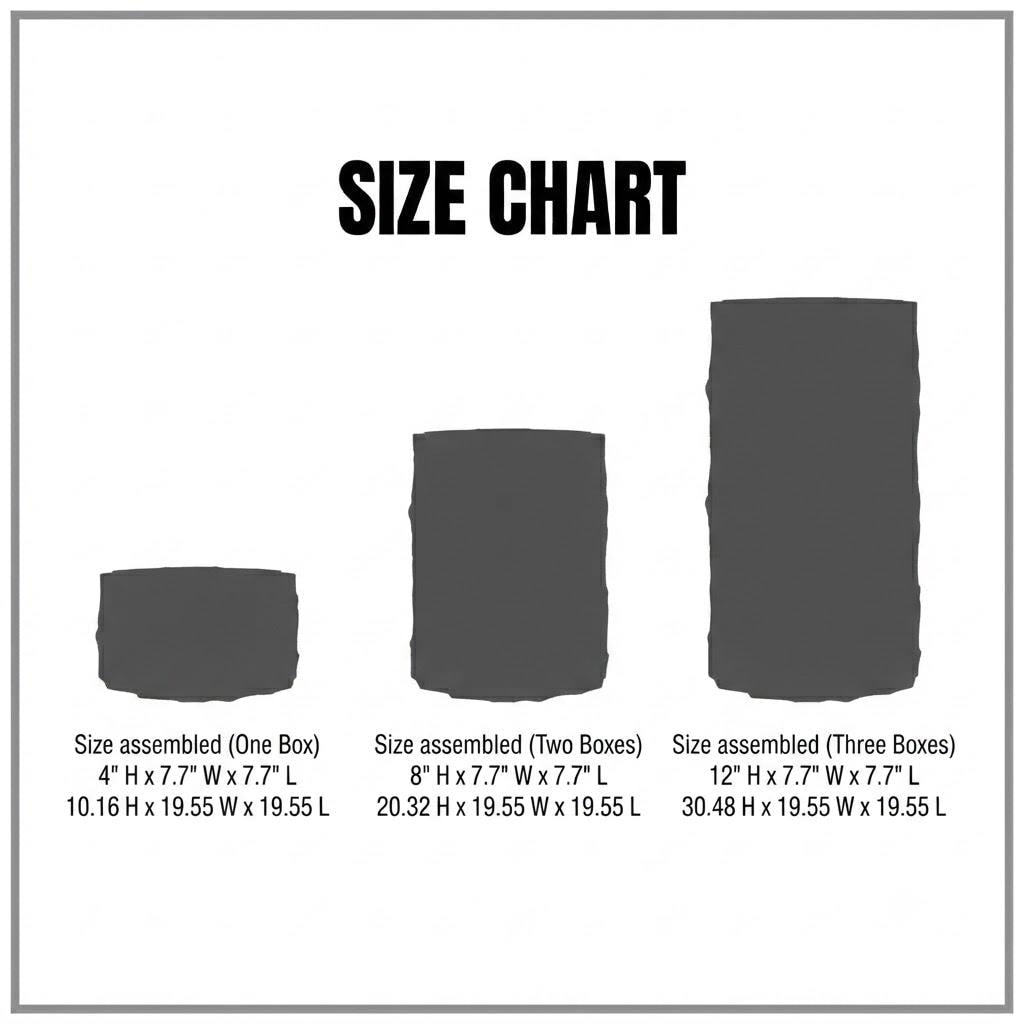 Gazzaladra Stackable Box Decidua Tree Stackable | Storage Bin | Organization | Decorations | Container