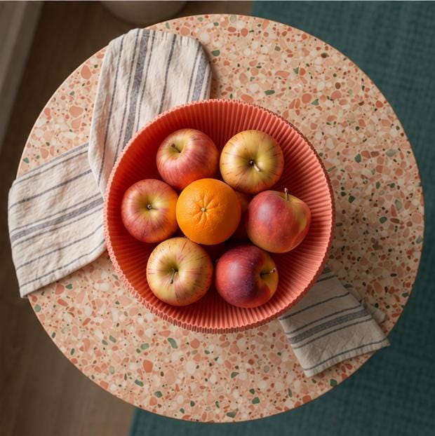 Gazzaladra Kitchen & Dining Fire Fruit Bowl Decor | Tableware | Decorative Bowl | Fruit Bowl