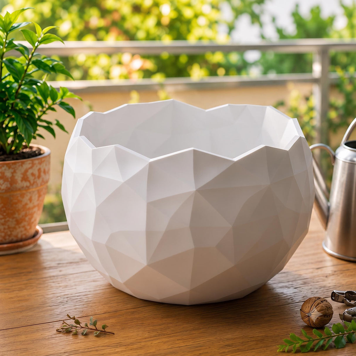LV 3D Printing Removable Gold Leaf Egg Bowl | 2-in-1 Decorative Fruit Bowl, Candy Dish, Nut Bowl, Dry Food Storage, Modern Home Decor