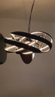 Lamp Printed IAP Helix Chandelier | 3D Printed LED Ceiling Light | Sculptural Pendant Lamp