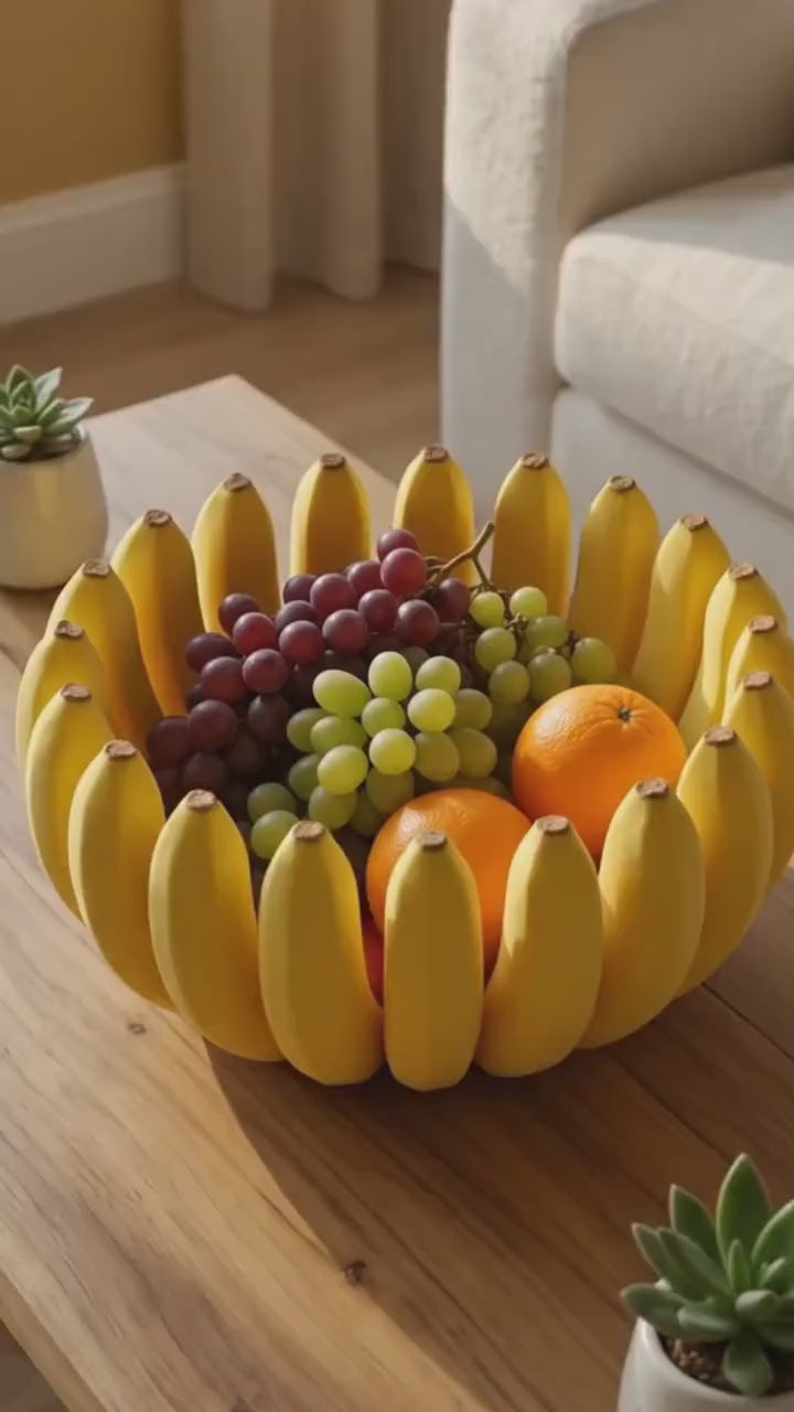 Gazzaladra Banana Bowl l Decor | Tableware | Decorative Bowl | Fruit Bowl