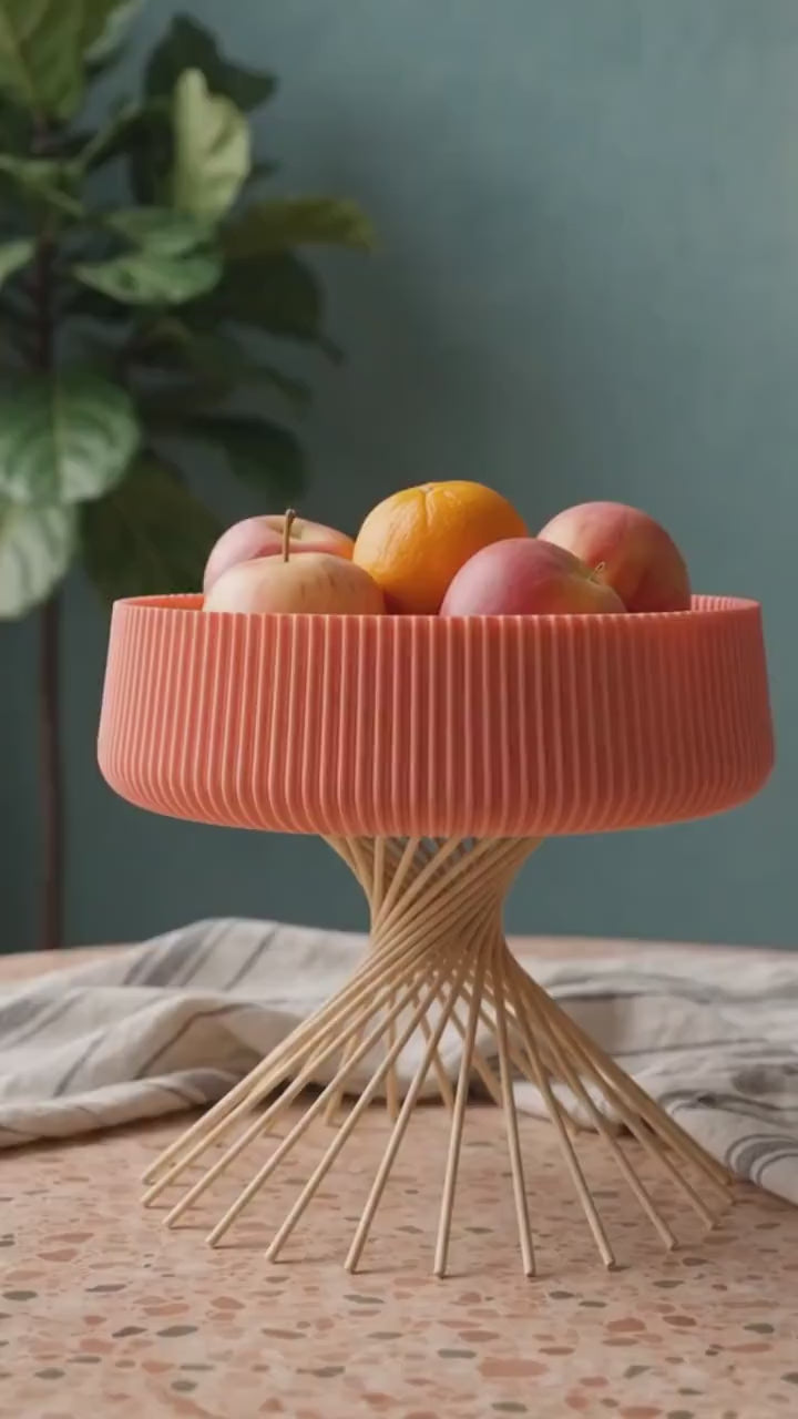 Gazzaladra Kitchen & Dining Fire Fruit Bowl Decor | Tableware | Decorative Bowl | Fruit Bowl