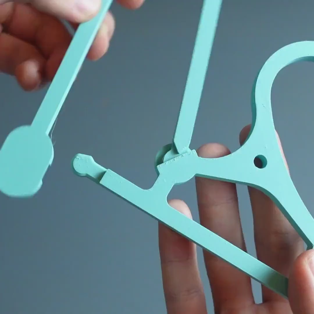 Gazzaladra Foldable Travel Clothes Hanger & Tie Holder | 3 Pack or More